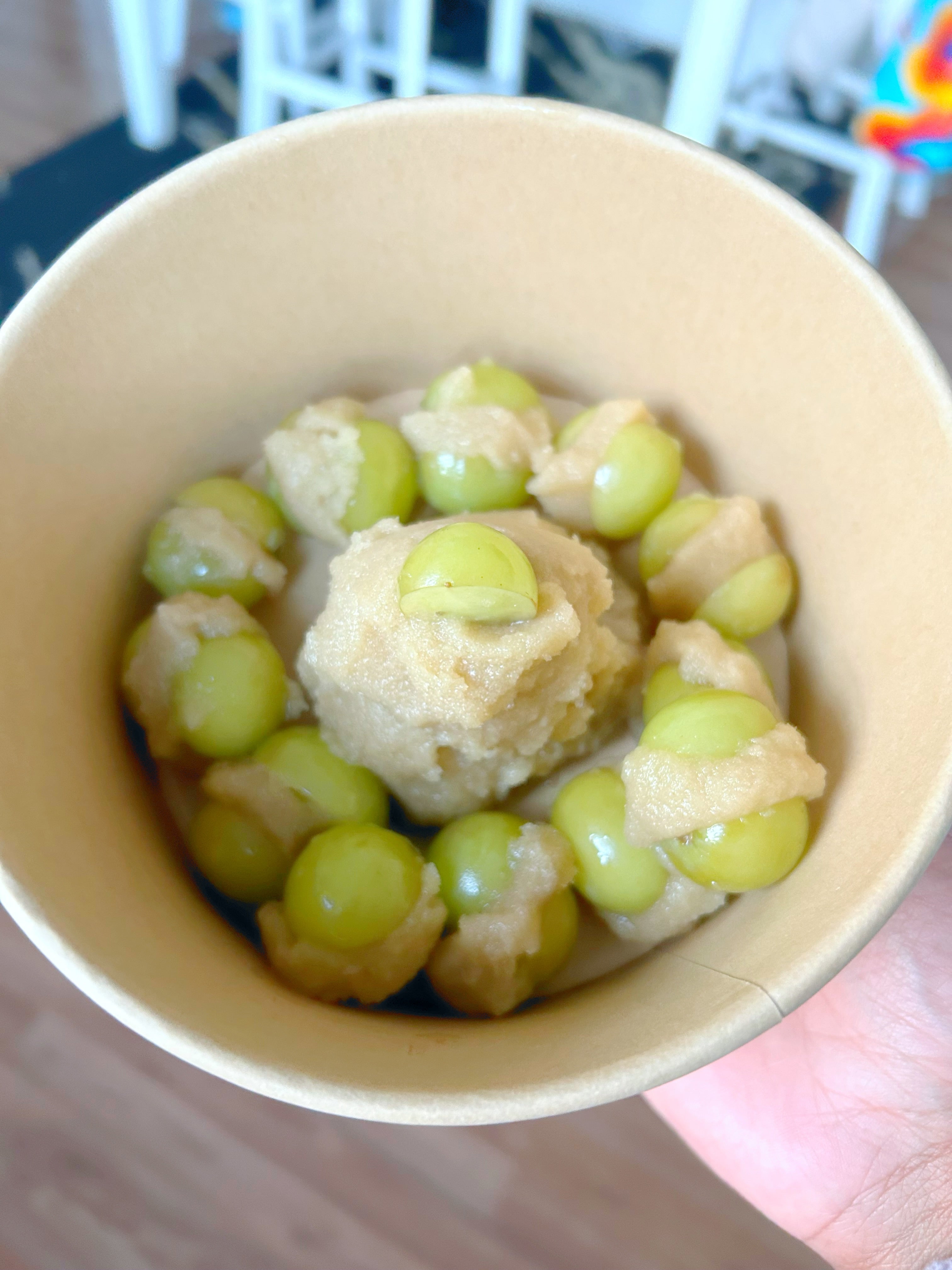 Grape-Apple sorbet