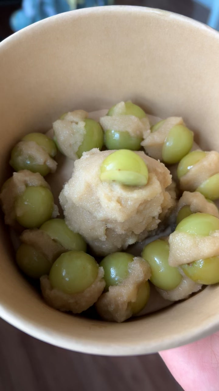 Grape-Apple sorbet